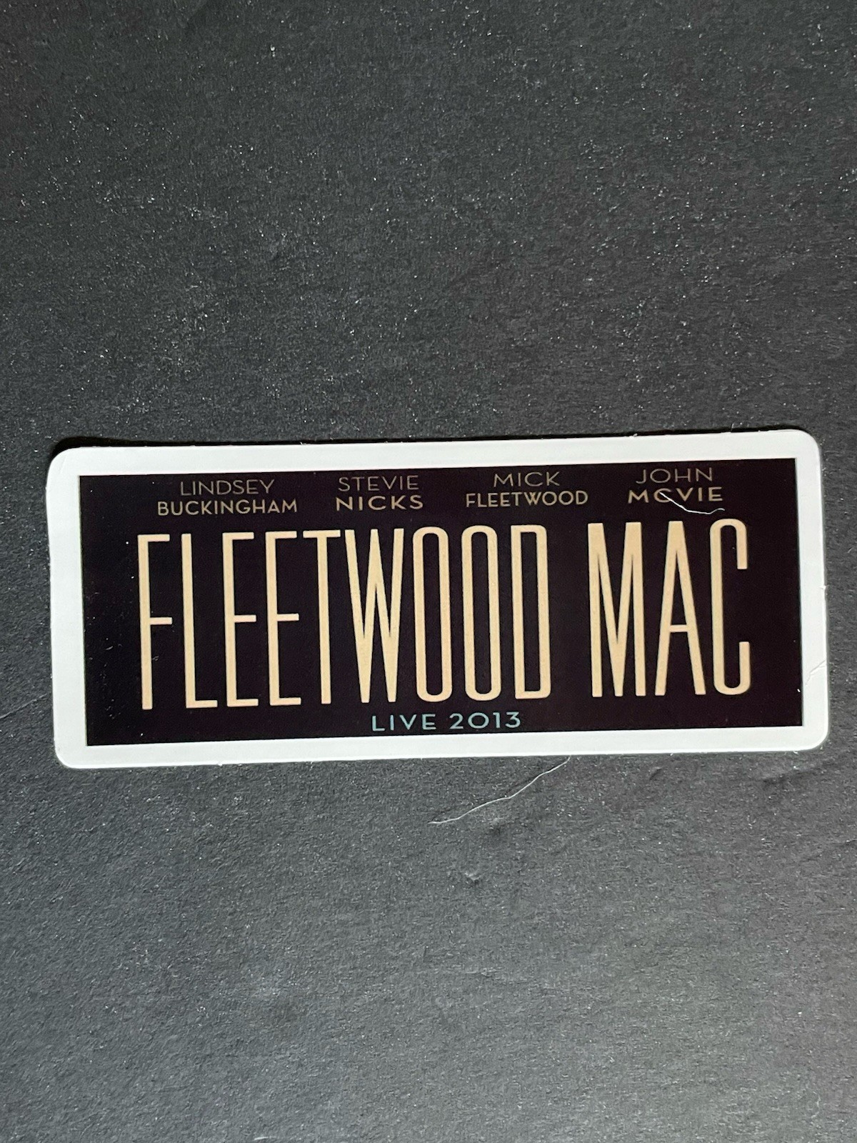 Fleetwood Mac Sticker Mini Plate Iconic 70s Classic Rock Band UK for Laptops New