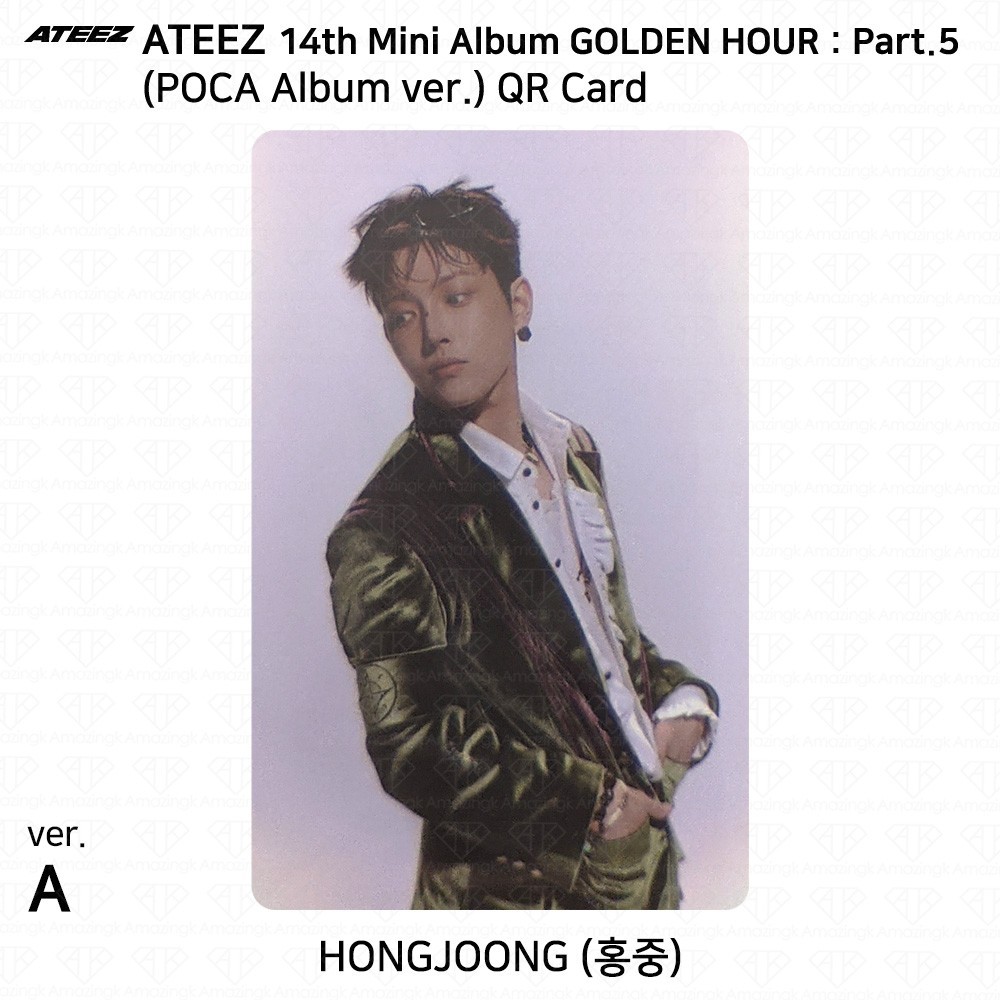 ATEEZ 14th Mini Album Golden Hour Part.5 POCA Album ver. Photocard