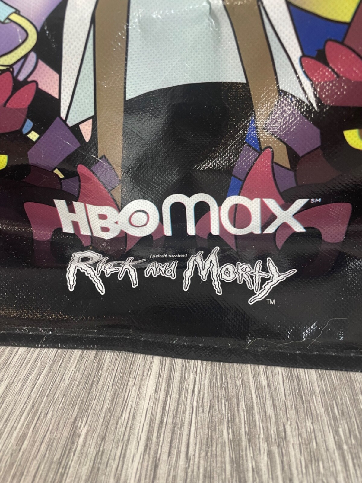 Rick And Morty Promo Swag HBO Max WB XL Tote Backpack Bag 21″ x 18″