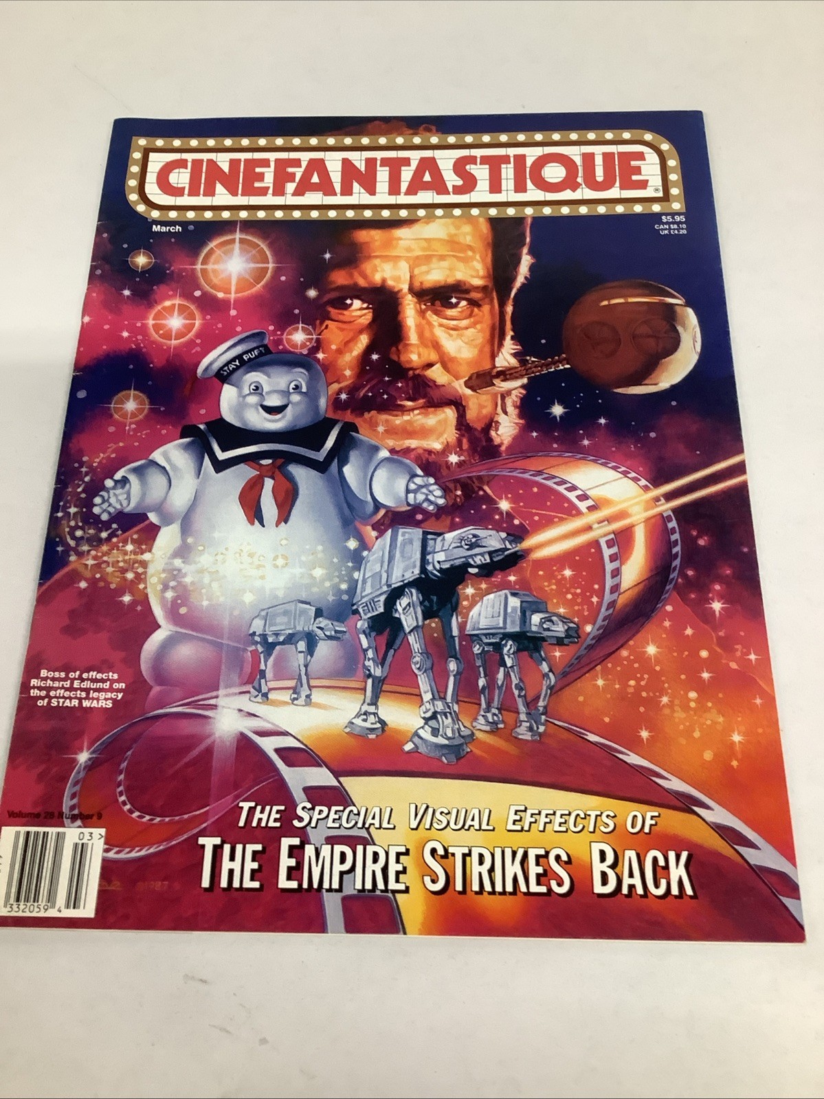 CINEFANTASTIQUE Vol 28 Number 9 Ghost Busters Empire Strikes Back