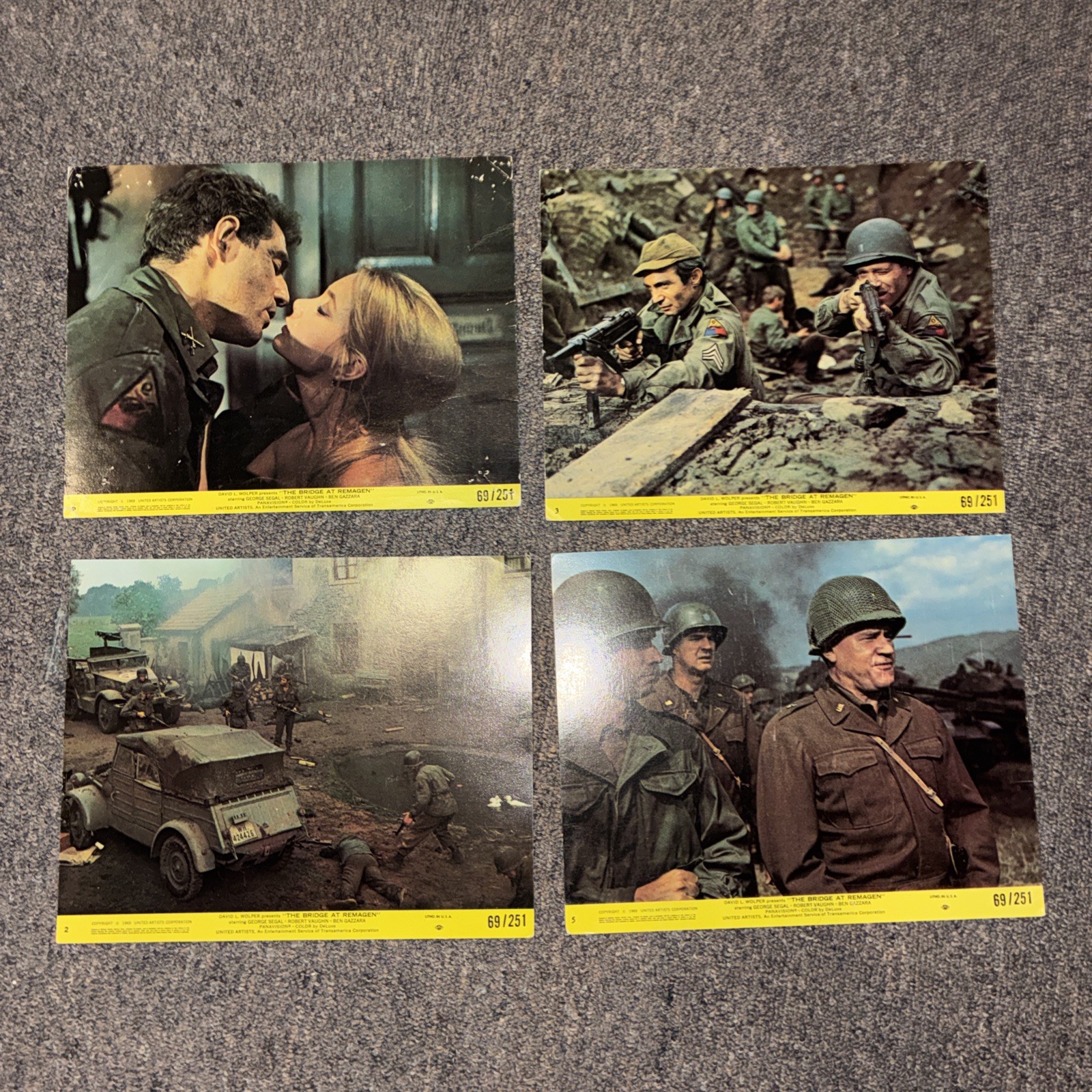 The Bridge at Remagen George Segal Ben Gazzara Robert Vaughn