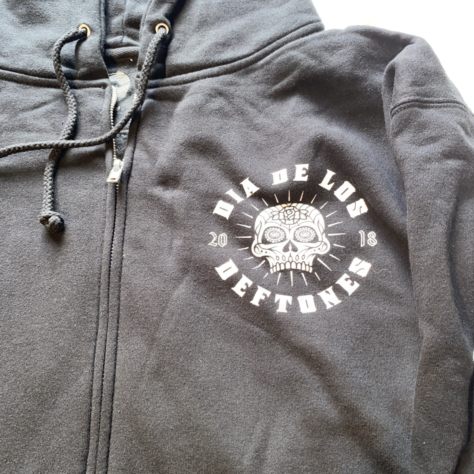 Dia De Los Deftones #1 2018 Petco Park Zip-up Hoodie L New Official Merchandise
