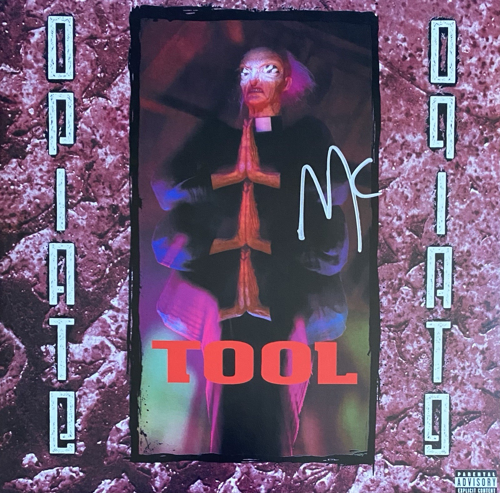 MAYNARD JAMES KEENAN AUTOGRAPHED SIGNED TOOL OPIATE VINYL