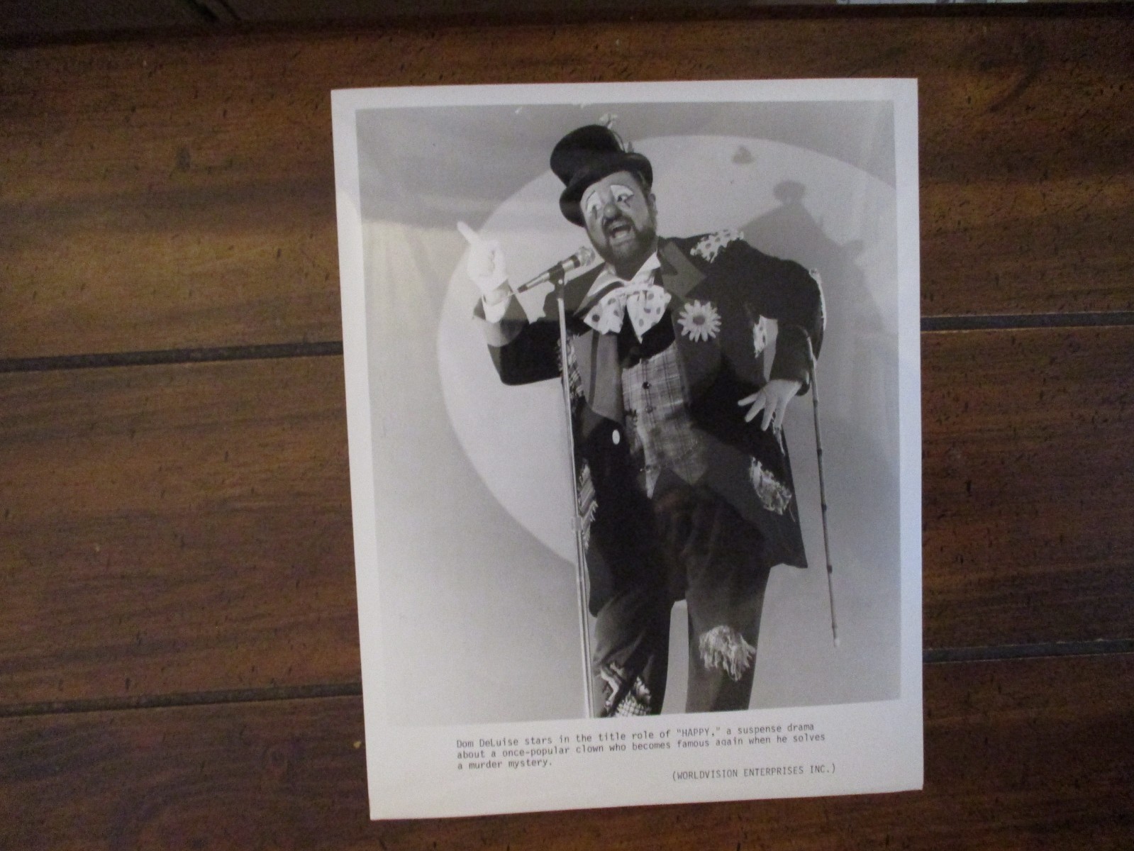 Dom DeLuise (“HAPPY”) 1983 8 x 10 Black and White Glossy Photo