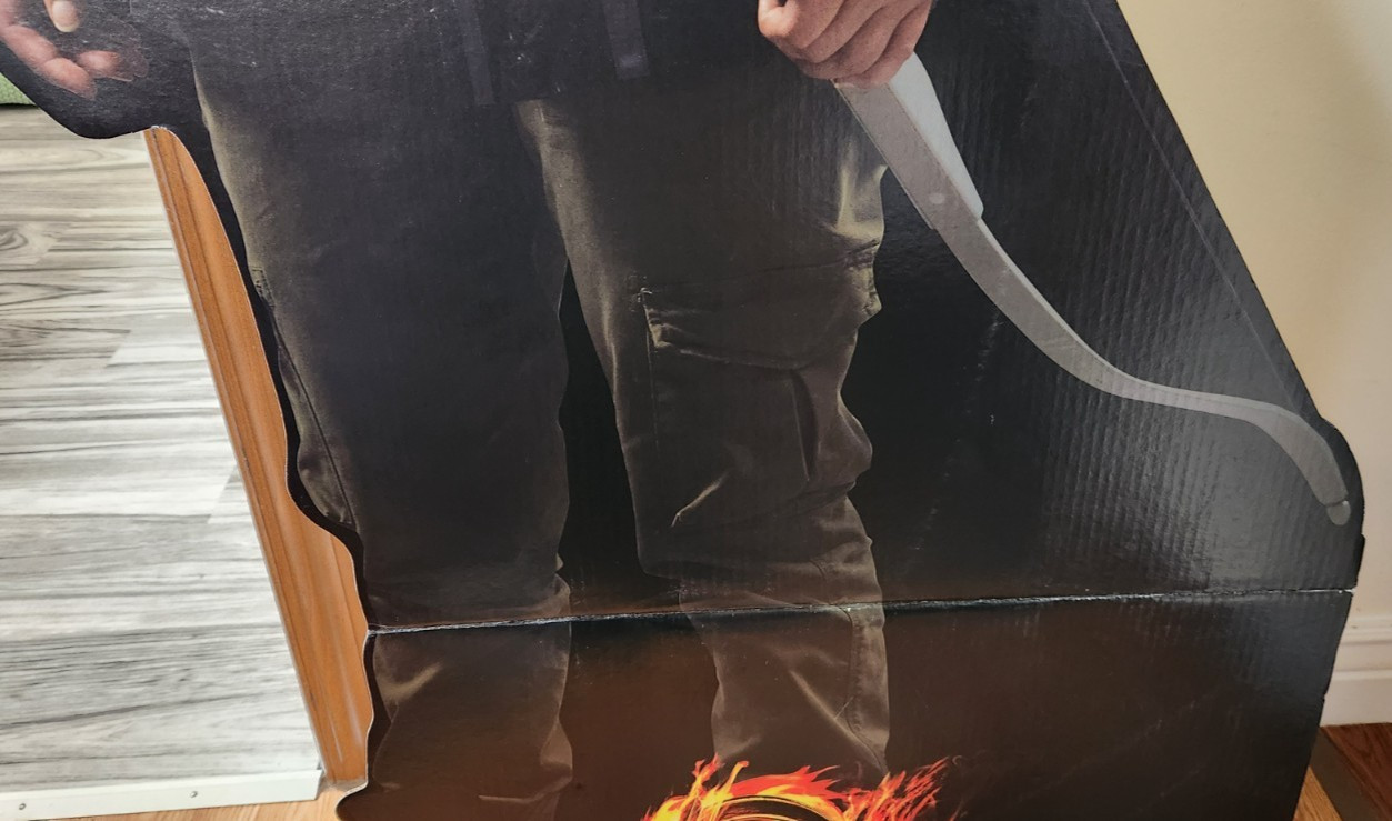 2012 NECA The Hunger Games Katniss Everdeen Jennifer Lawrence Cardboard Standee