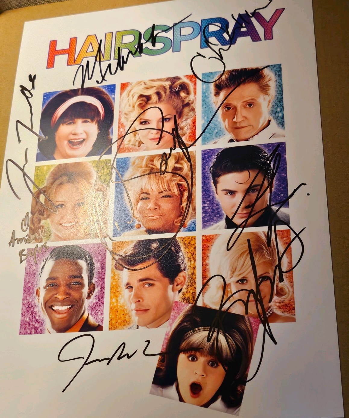 SOO MANY ORIGINAL AUTOGRAPHS JOHN TRAVOLTA PLUS 7 MORE 8X12″ W/ COA ✅️PHOTO