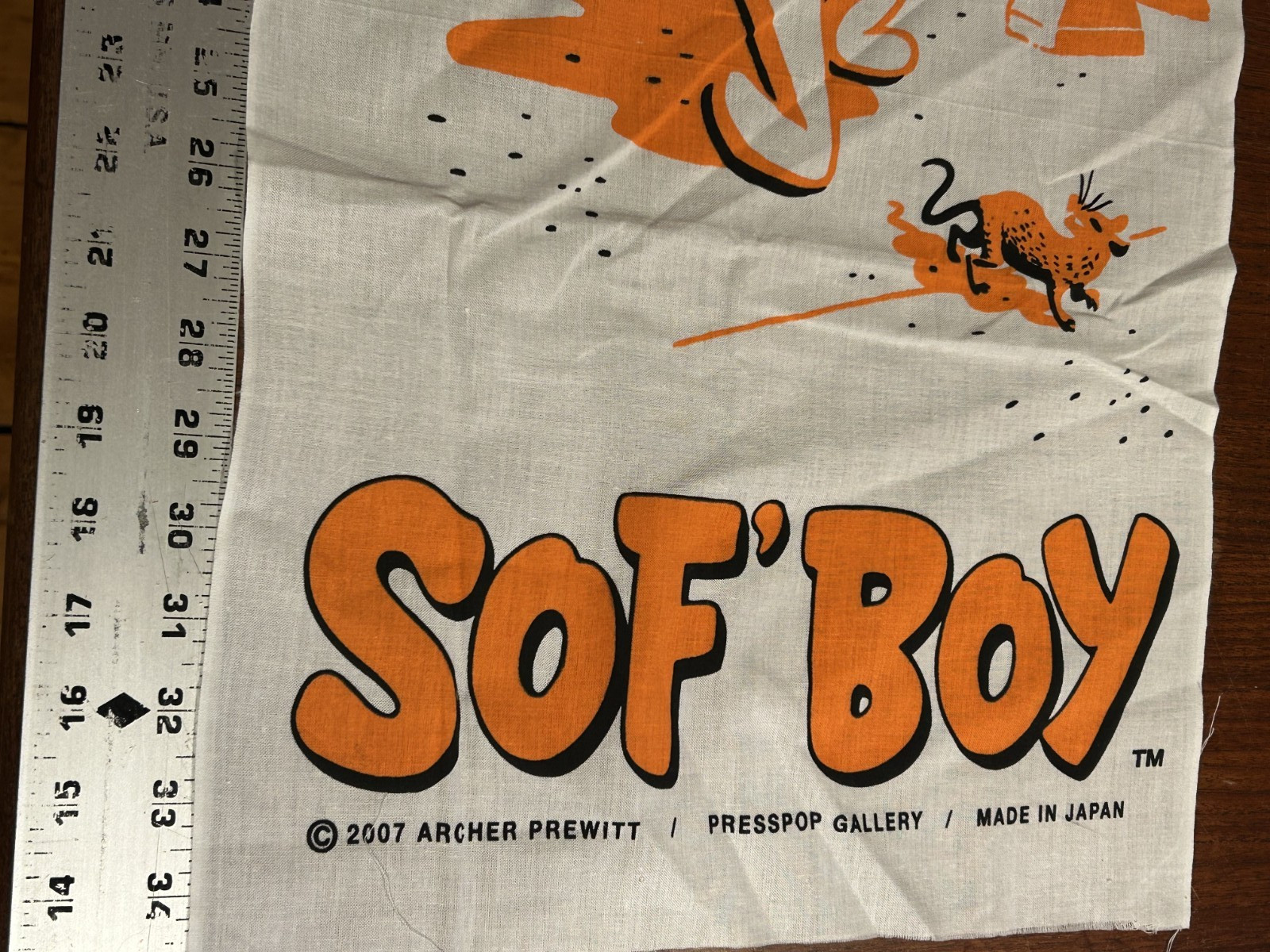SOF’ BOY Presspop Archer Prewitt Nobori Flag Banner 2007
