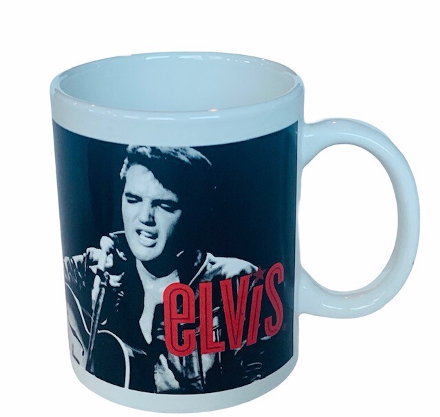 Elvis Presley Coffee mug cup just for you signature King Rock Roll memorabilia