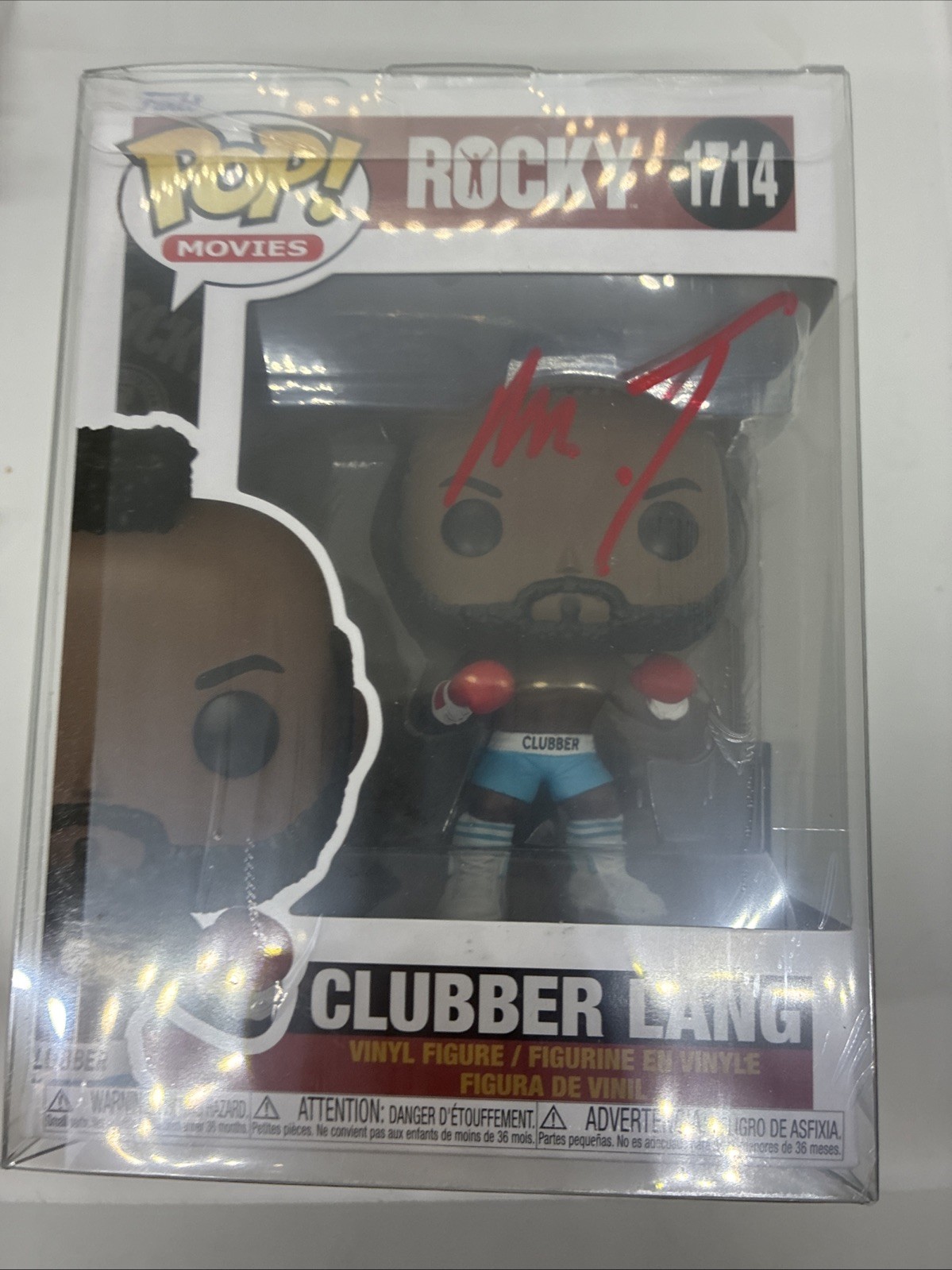 Mr. T Signed Rocky Clubber Lang Funko Pop #1714 Autograph Figure Official Pix