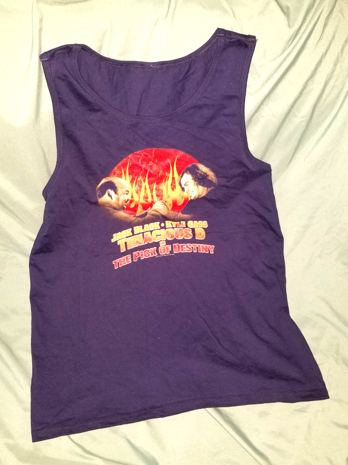 Tenacious D Concert T Shirt Large Tank Top The Pick of Destiny