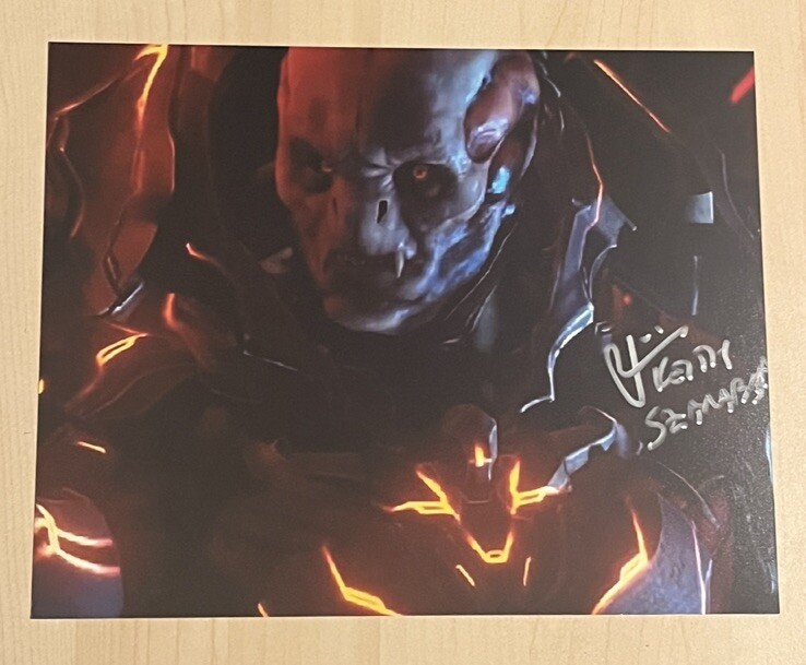 KEITH SZARABAJKA SIGNED 8×10 PHOTO VOICE ACTOR AUTOGRAPHED HALO 4 COA
