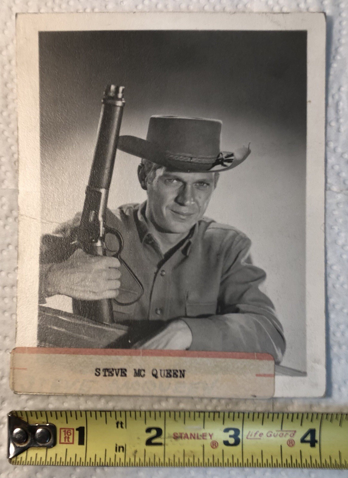 Vintage Steve McQueen Movie Photo Cowboy TV Show Wanted Dead Or Alive