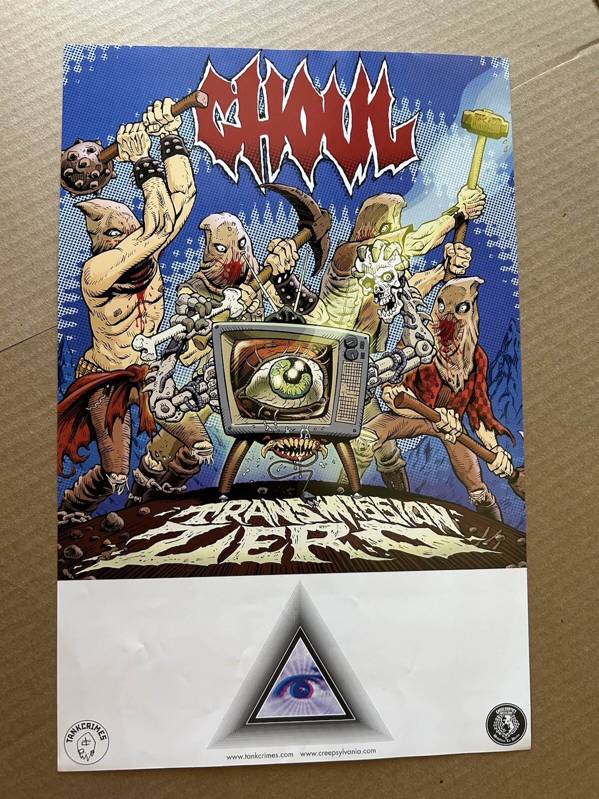 Ghoul Poster Promo Original Transmission Zero Rare