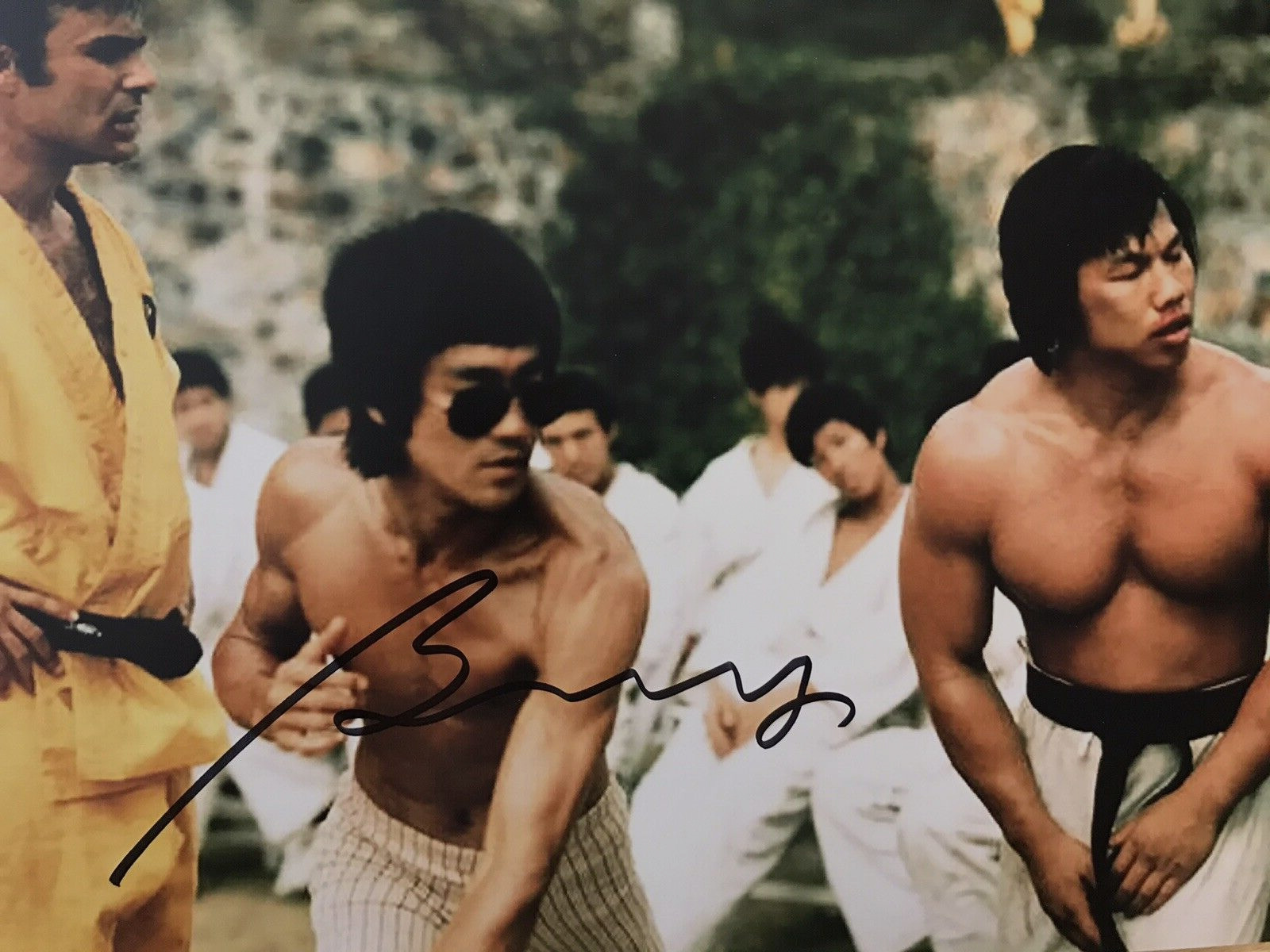 SIGNED PHOTO BOLO YEUNG – MARTIAL ARTS LEGEND BRUCE LEE “ENTER THE DRAGON” ACOA
