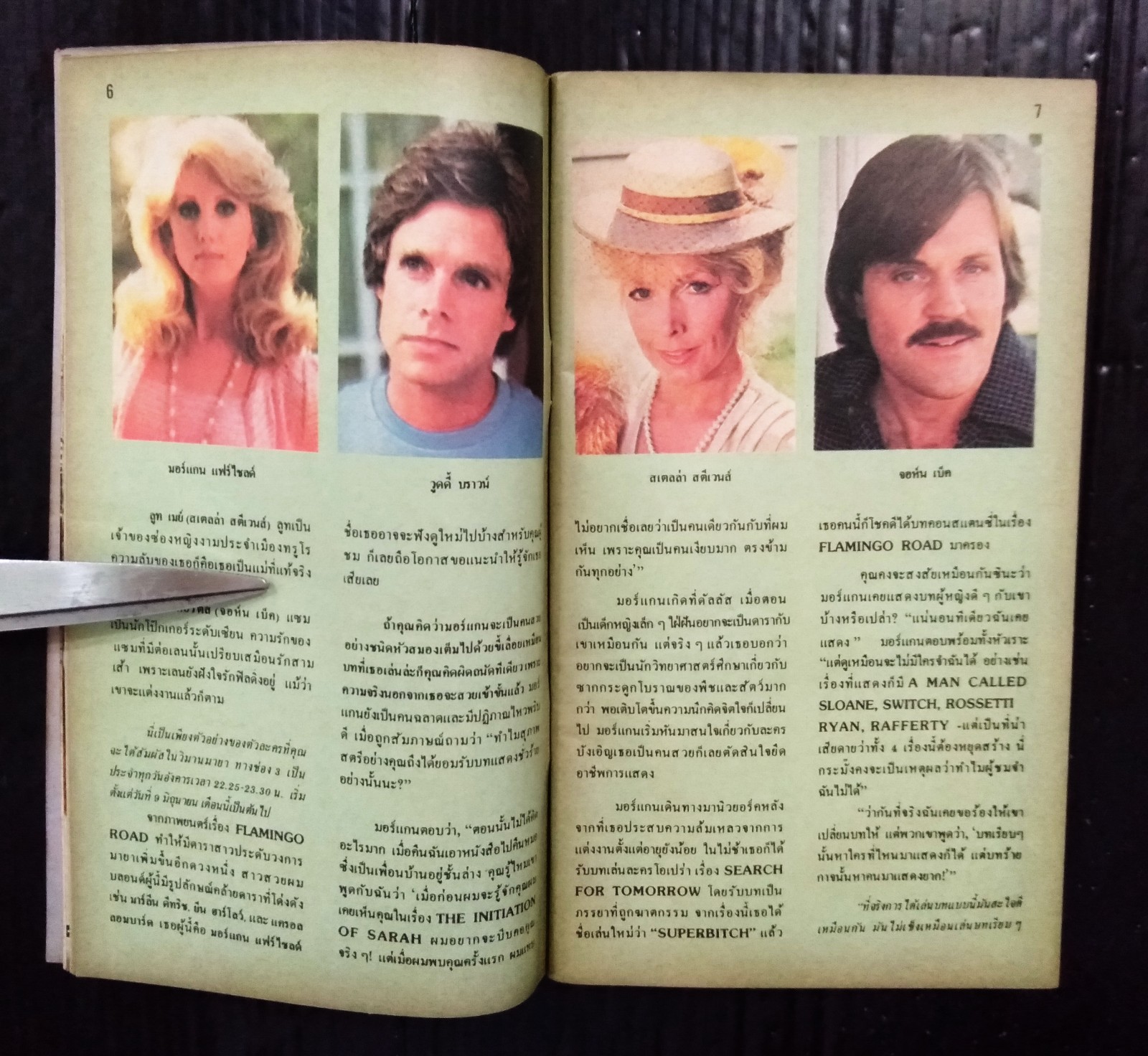 1981 Morgan Fairchild Lisa Eilbacher Robert Conrad Lorenzo Lamas Book MEGA RARE!