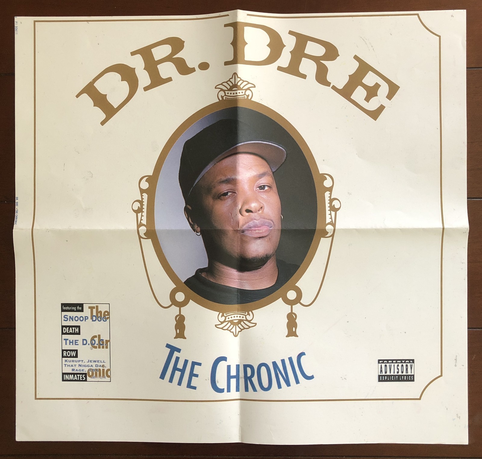 DR. DRE (N.W.A.) The Chronic (2019 reissue) 18″ x 17″ PROMO POSTER