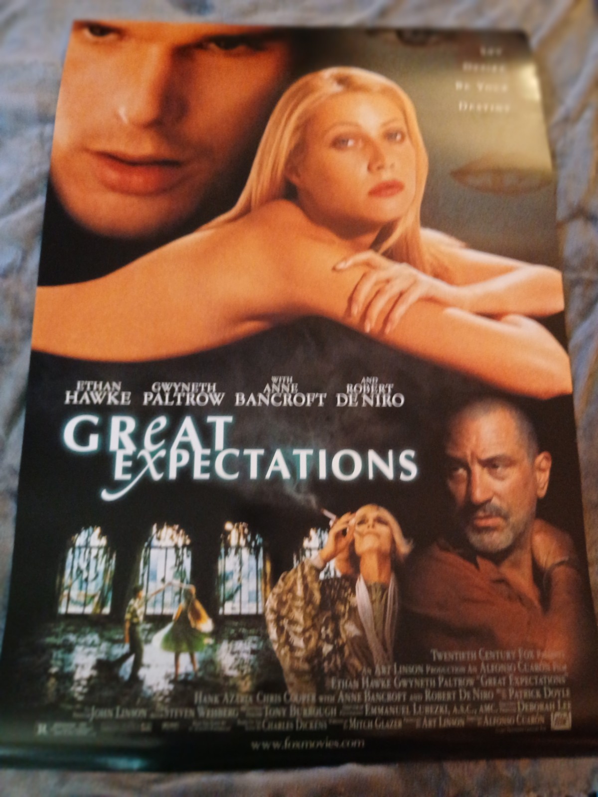 GREAT EXPECTATIONS MOVIE POSTER Original DS 27×40 GWENETH PALTROW ROBERT DE NIRO