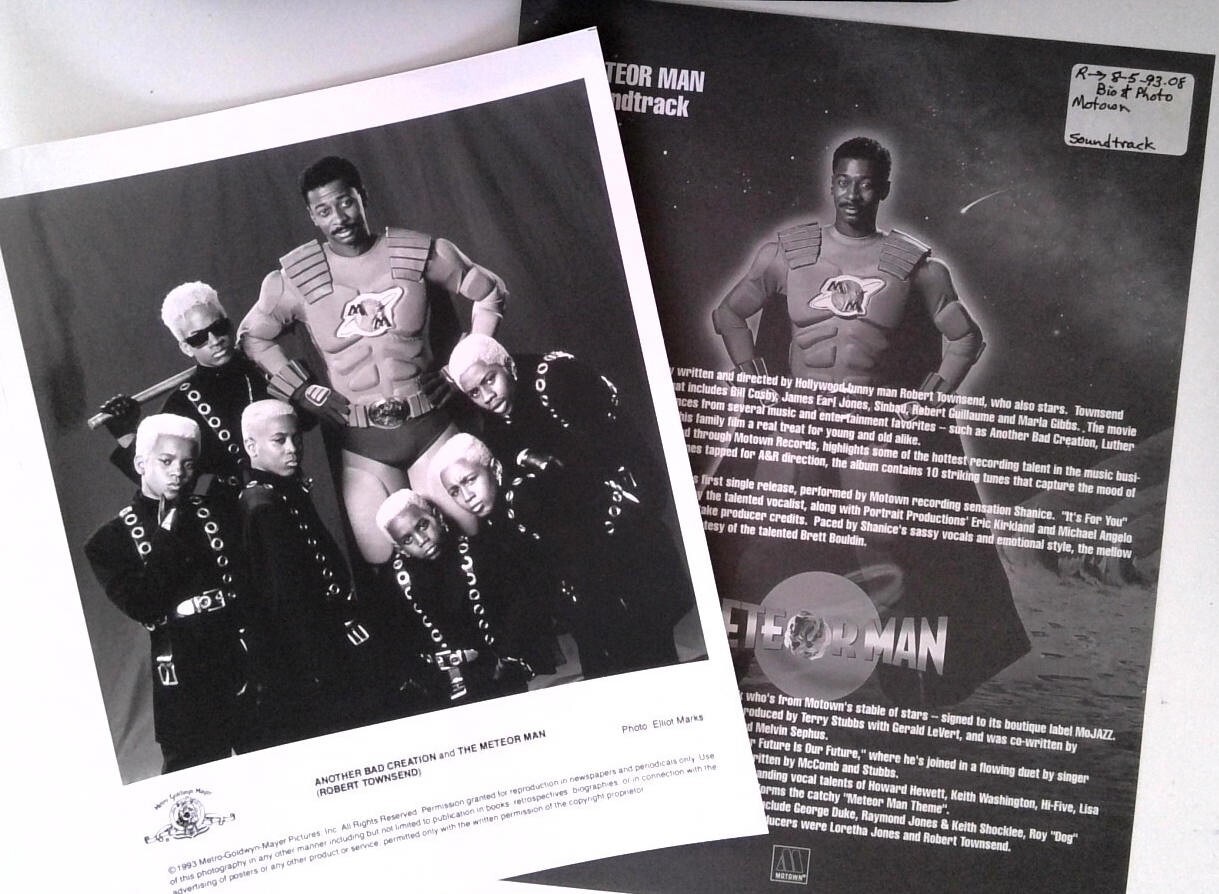 Meteor Man 1993 Photo Promo Music Press Kit – Interscope Records