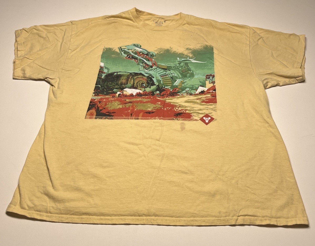Destiny Exclusive Exodus Black Nessus Loot Crate T-shirt 2XL Rare