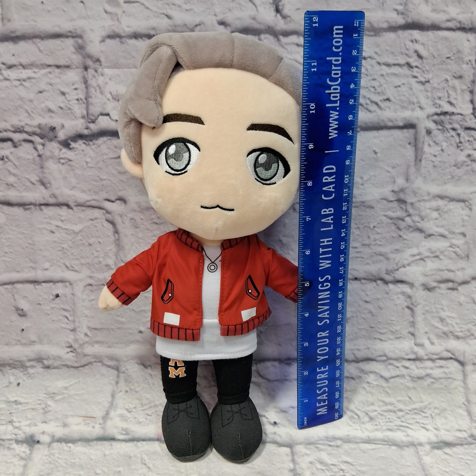 TinyTAN RM Plush Doll 11.8 Inch MIC Drop Outfit Official Collectors Edition