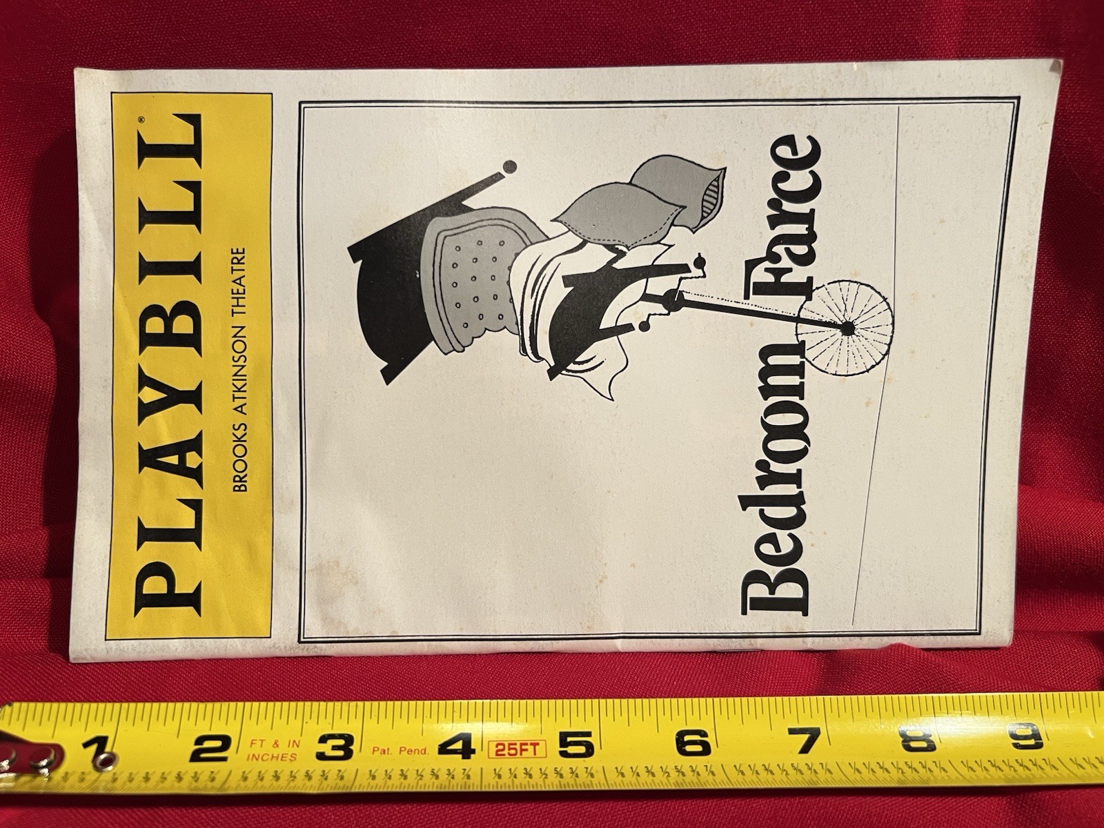 Bedroom Farce,Playbill,1979,Mildred Natwick,Jon Lithgow,Judith Ivey,Vintage