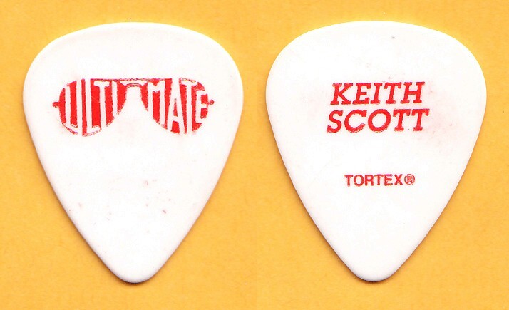 Bryan Adams Keith Scott White Guitar Pick – 2018 Ultimate Tour