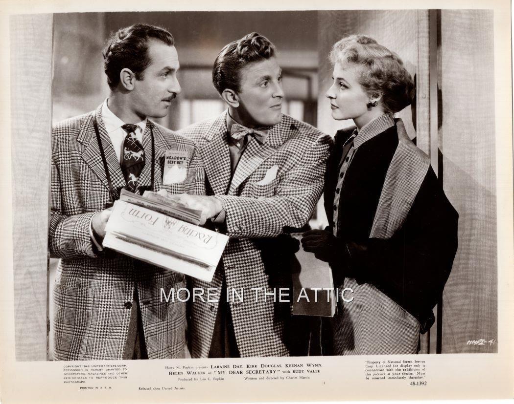 LARAINE DAY KIRK DOUGLAS KEENAN WYNN MY DEAR SECRETARY ORIG VINTAGE U/A STILL