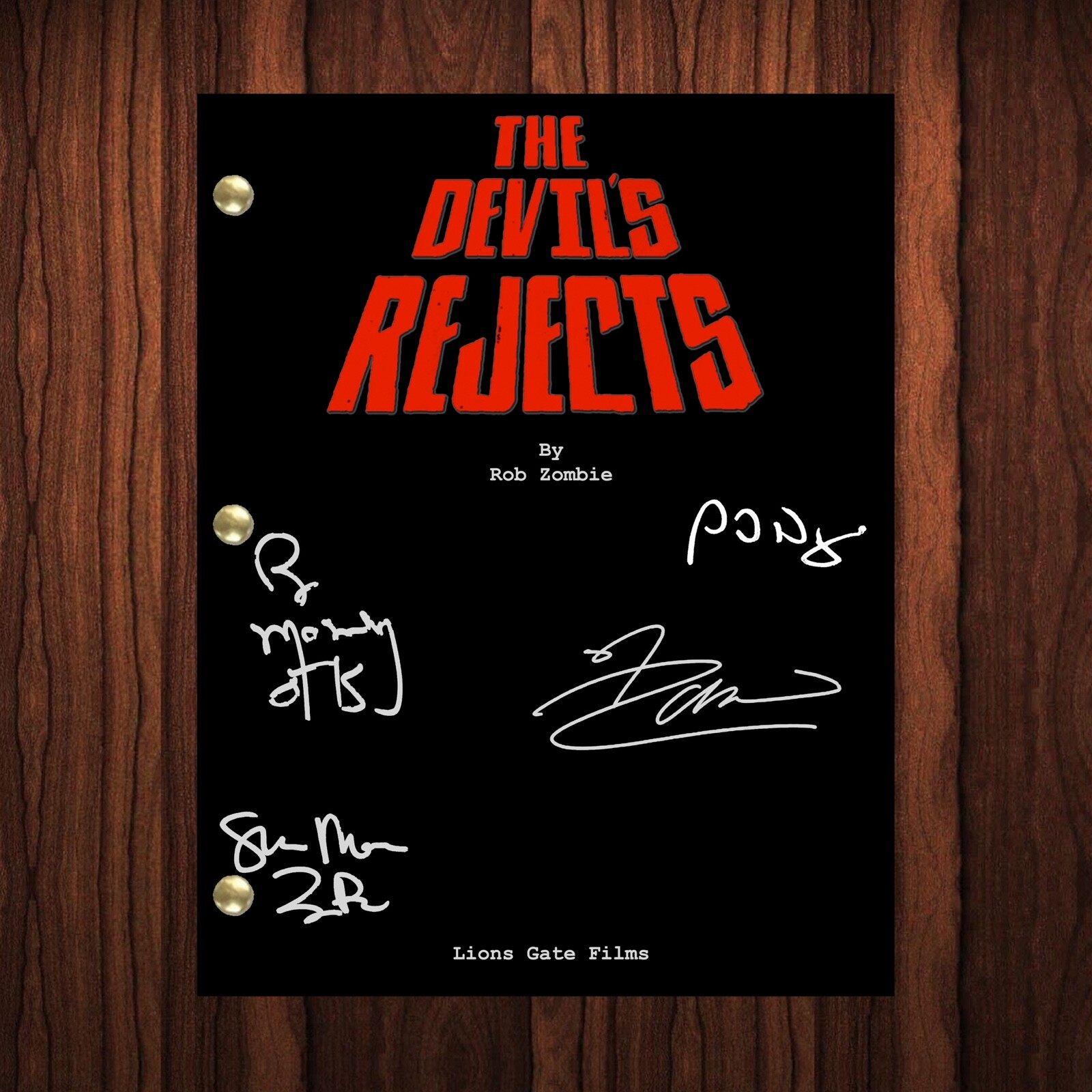 The Devil’s Rejects Movie Script Signed Autographed Reprint Full Screenplay