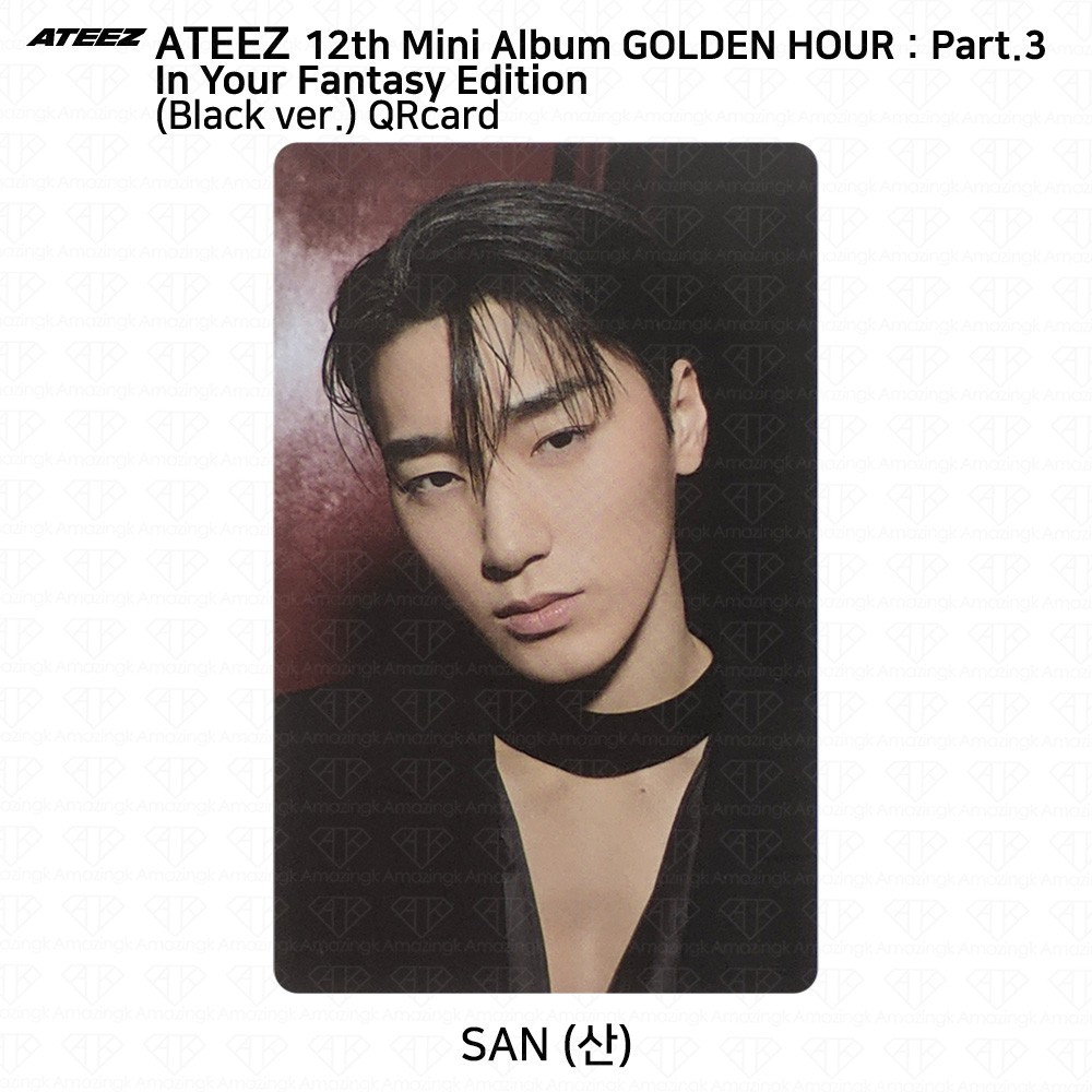 ATEEZ Golden Hour Part.3 In Your Fantasy Edition Official Photocard QR Card