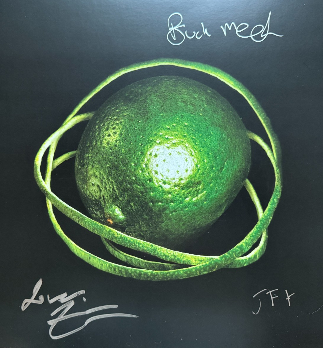 BIG THIEF SIGNED DOUBLE INFININTY 12″ FLAT W/ SPARKLE VINYL AUTOGRAPH COA A
