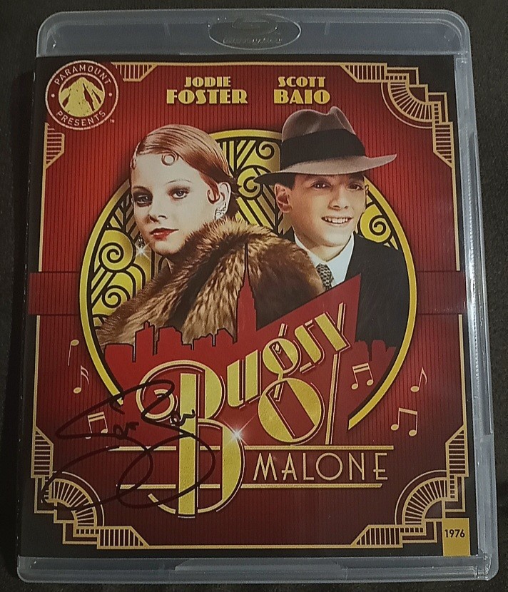 Bugsy Malone signed Scott Baio 45th Anniversary bluray Paramount