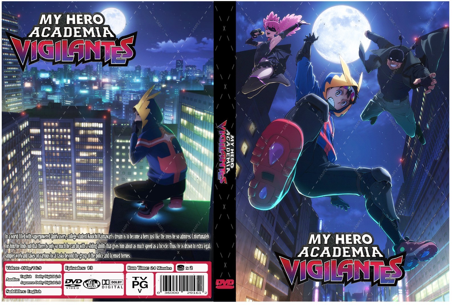 My Hero Academia Vigilantes Anime Series Ep 1-13 Dual Audio English/Japanese