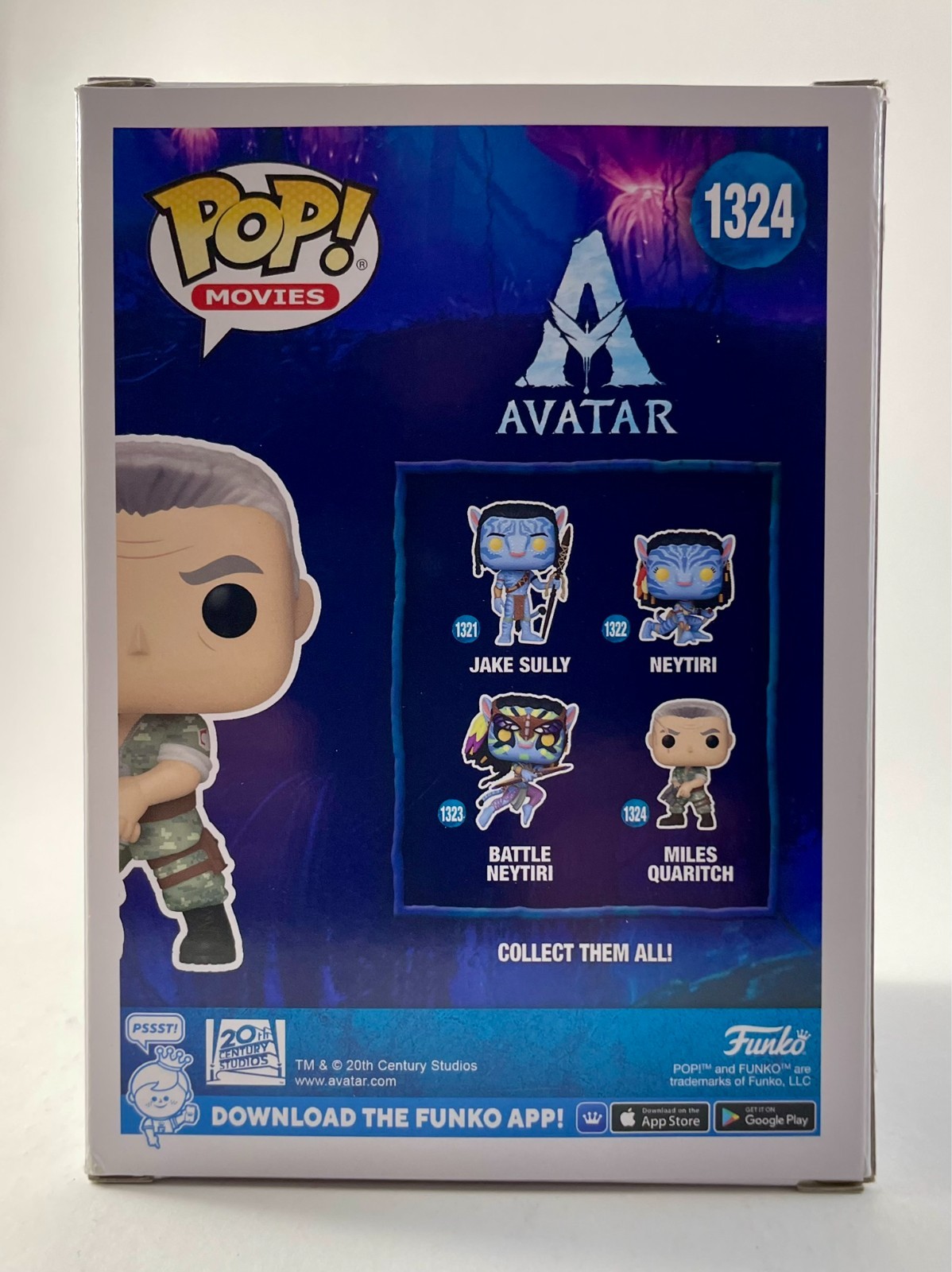 Stephen Lang Signed Avatar Miles Quaritch Funko POP Vinyl 1324 Autograph JSA COA