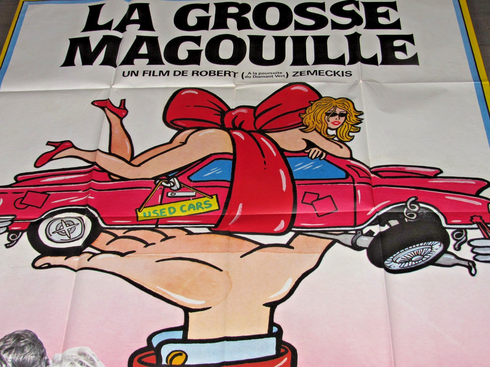 USED CARS KURT RUSSELL JACK WARDEN MOVIE POSTER FRENCH GRANDE 46″ x 61″