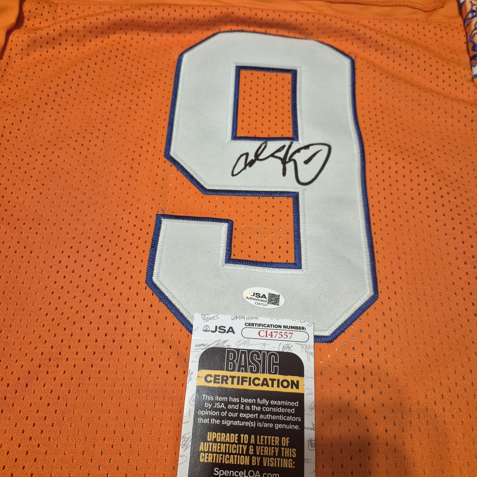 ADAM SANDLER SIGNED AUTOGRAPH AUTOGRAPHED THE WATERBOY BOBBY BOUCHER JERSEY