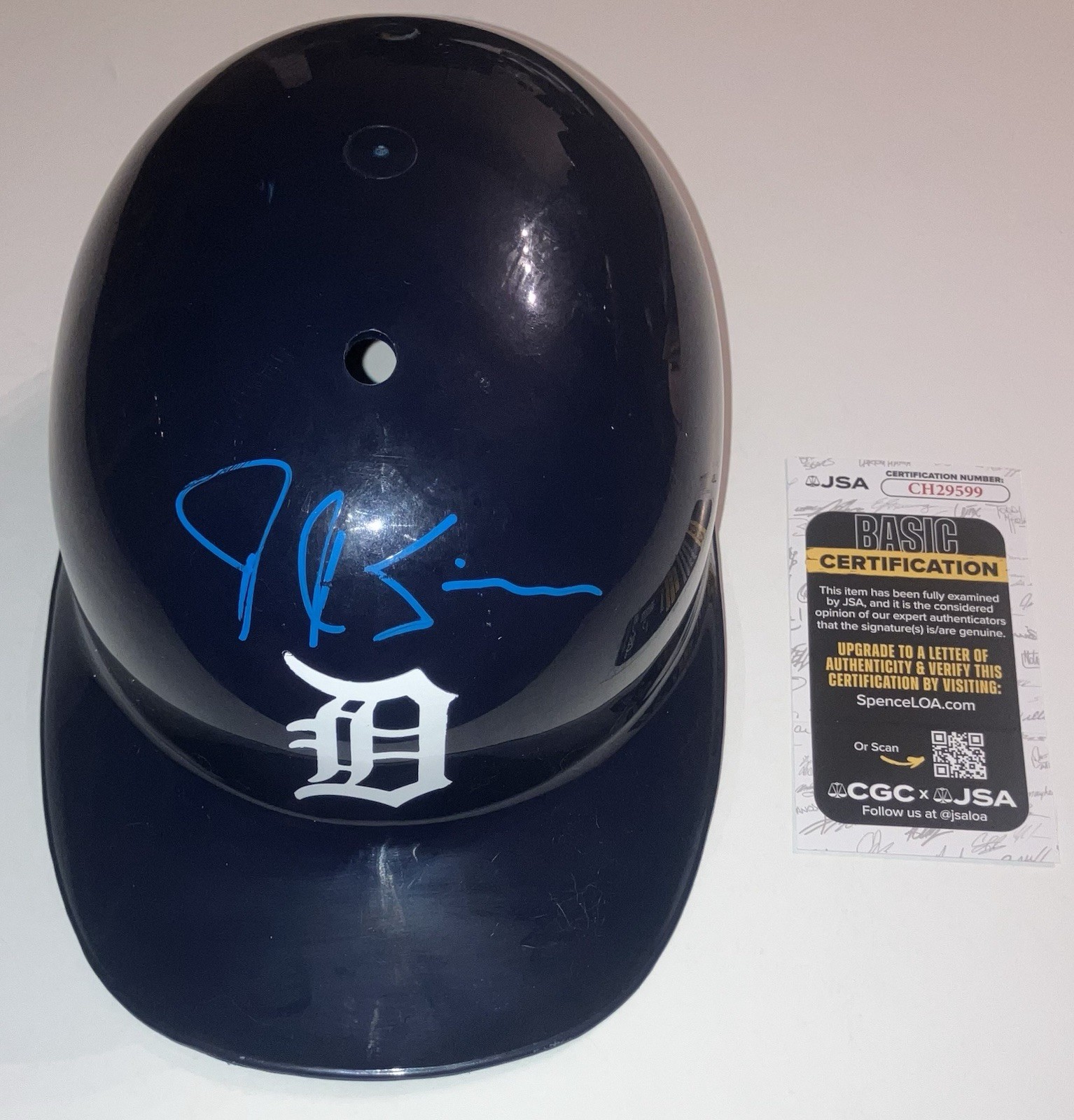 JK SIMMONS SIGNED DETROIT TIGERS HELMET FOR LOVE OF THE GAME ACTOR JSA COA RARE!