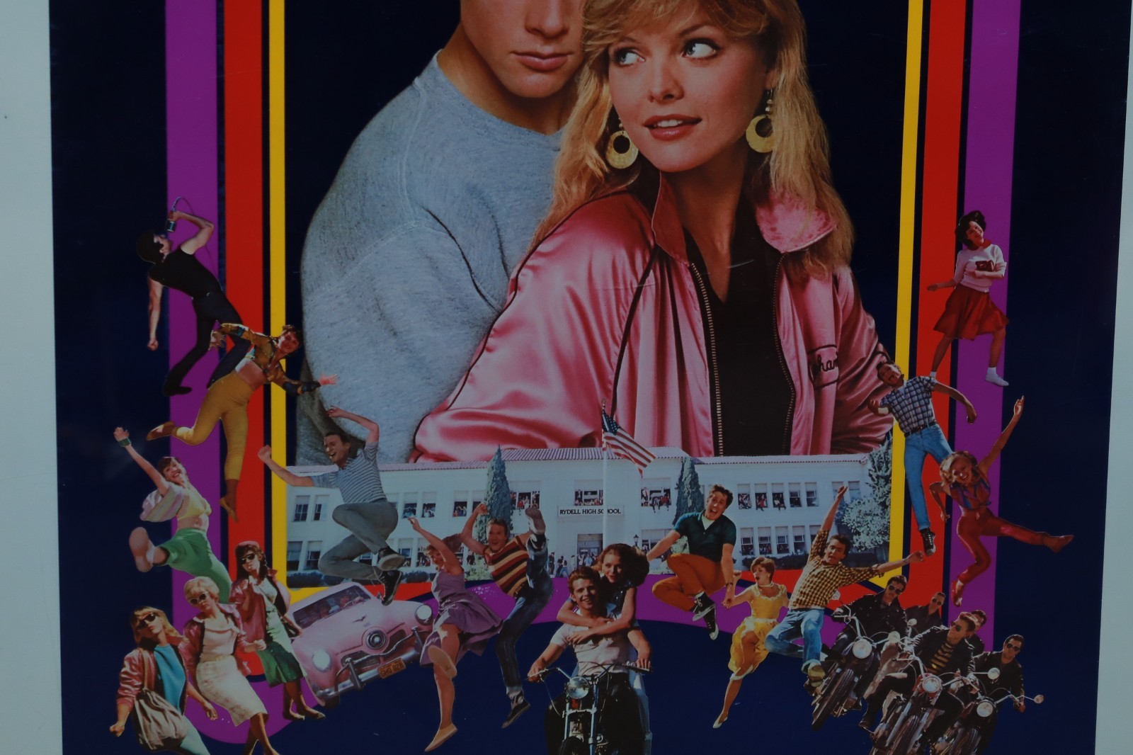 Grease 2 Two Foil 1982 Poster 1 One Sheet 25.5 x 40 Rolled Pfeiffer Musical