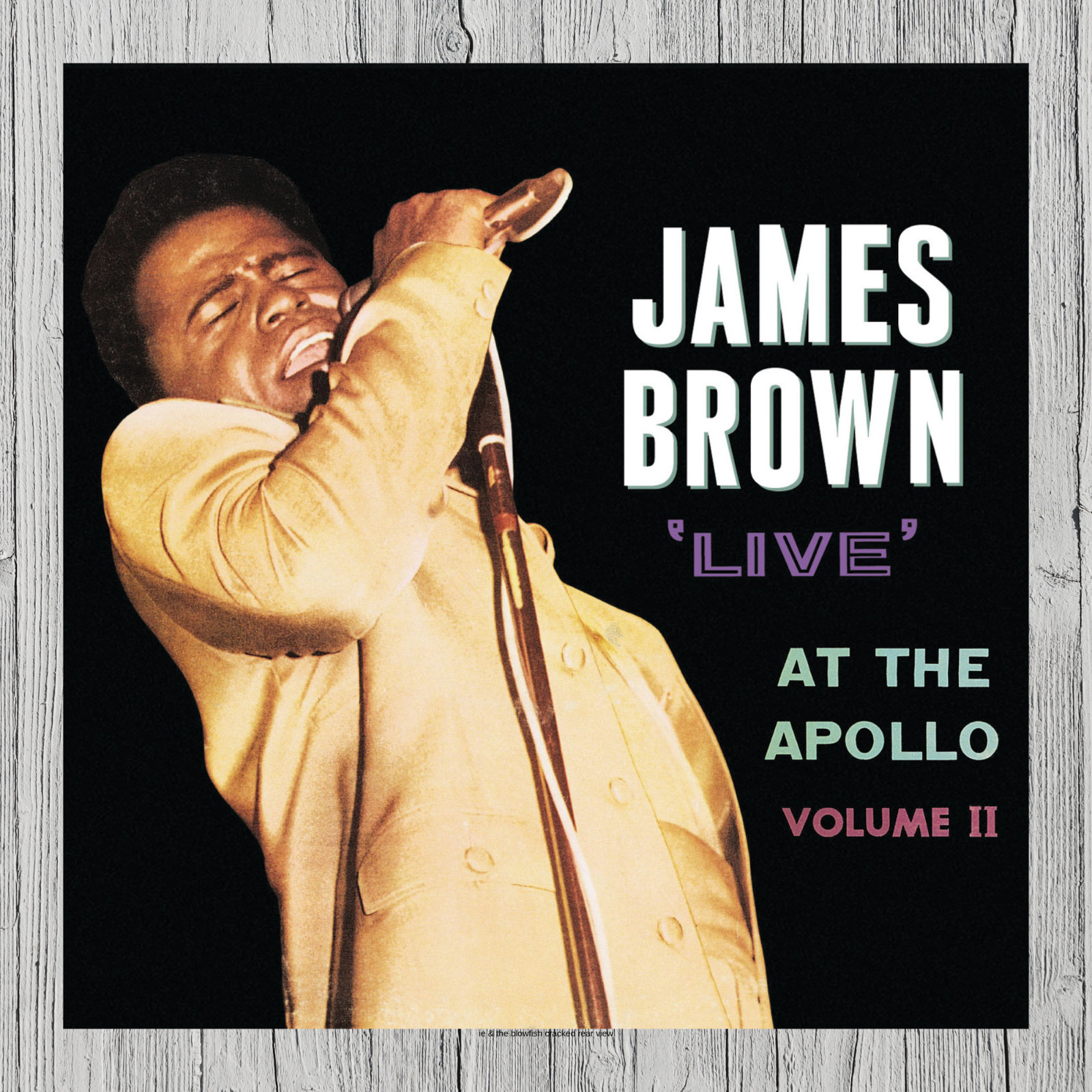 James Brown Live at the Apollo Volume II Album Cover Metal Sign Poster
