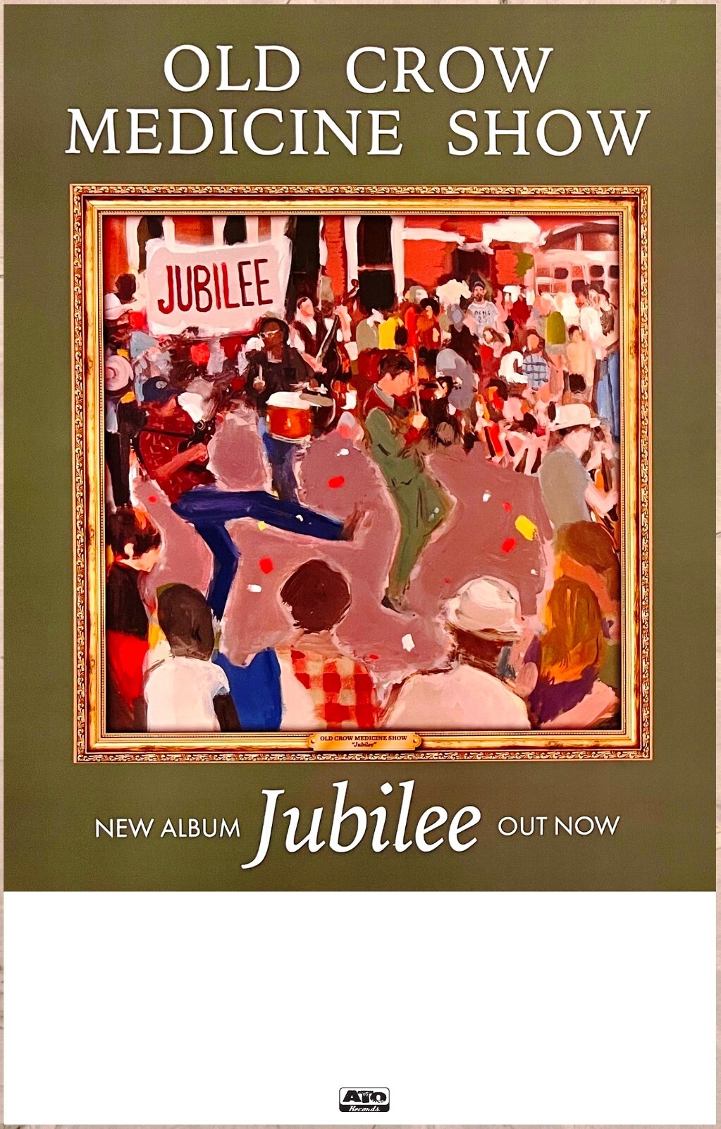 OLD CROW MEDICINE SHOW Jubilee 2023 Ltd Ed RARE Tour Poster! Country Folk Indie