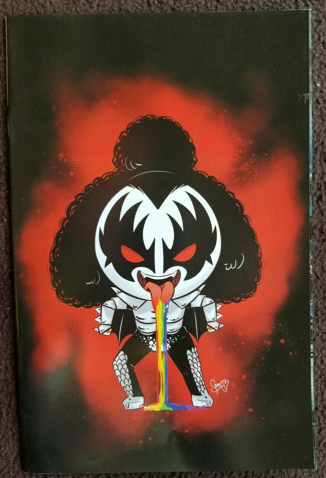 KISS #1 DYNAMITE COMIC 2017 1ST PRINTING DEMON VIRGIN COVER VARIANT COVER H