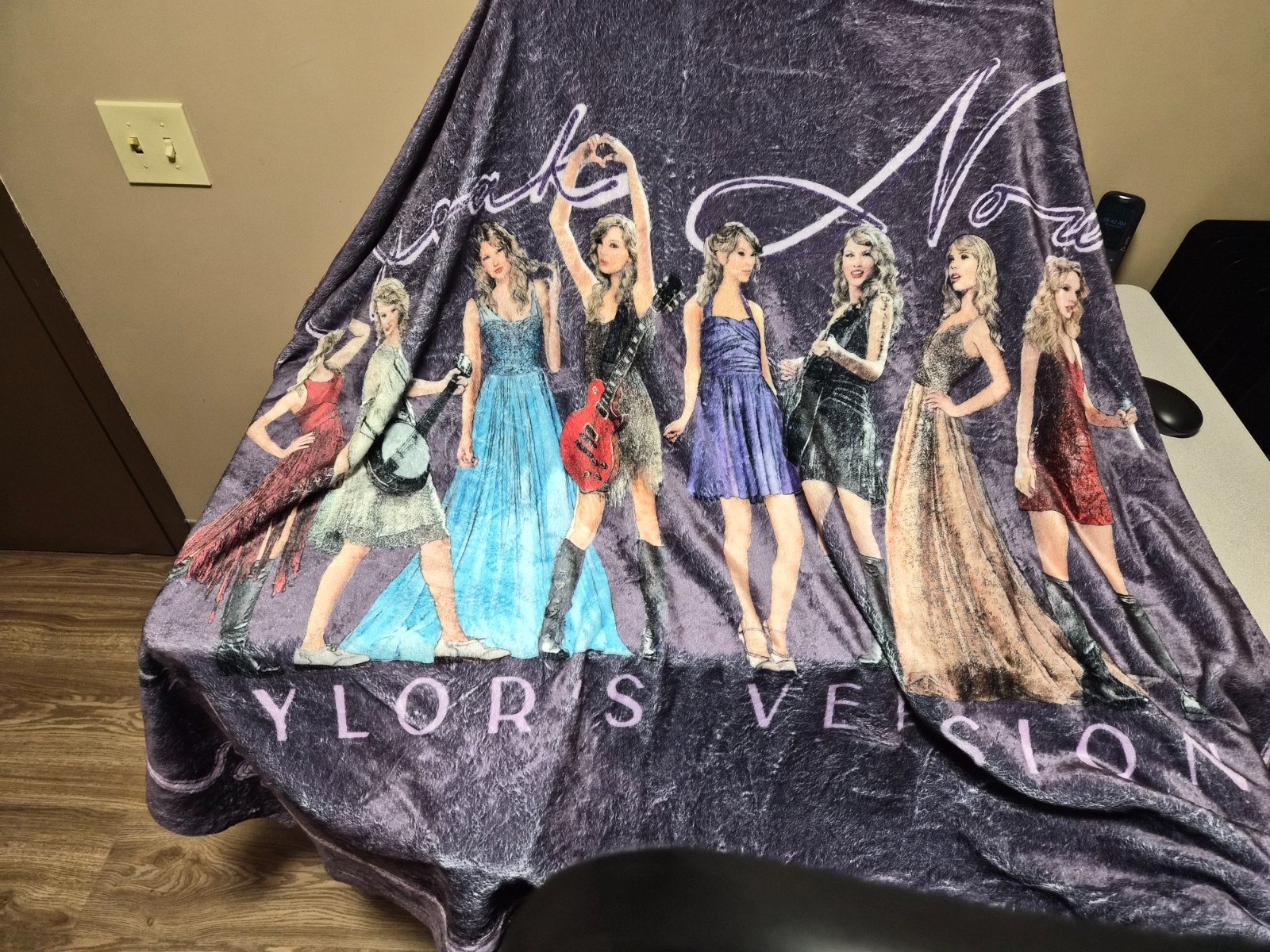 Taylor Swift Speak Now Taylor’s Version Eras Official Blanket 50 x 60″