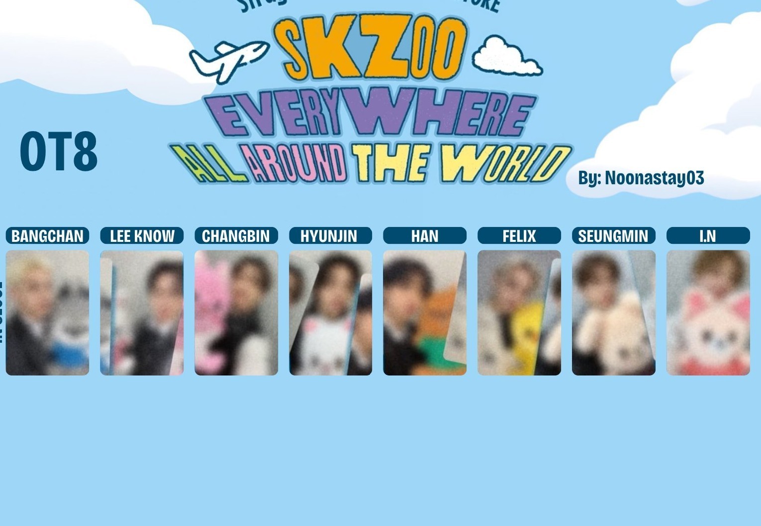 STRAY KIDS SKZOO EVERYWHERE ALL AROUND THE WORLD in SEOUL POP-UP STORE MD