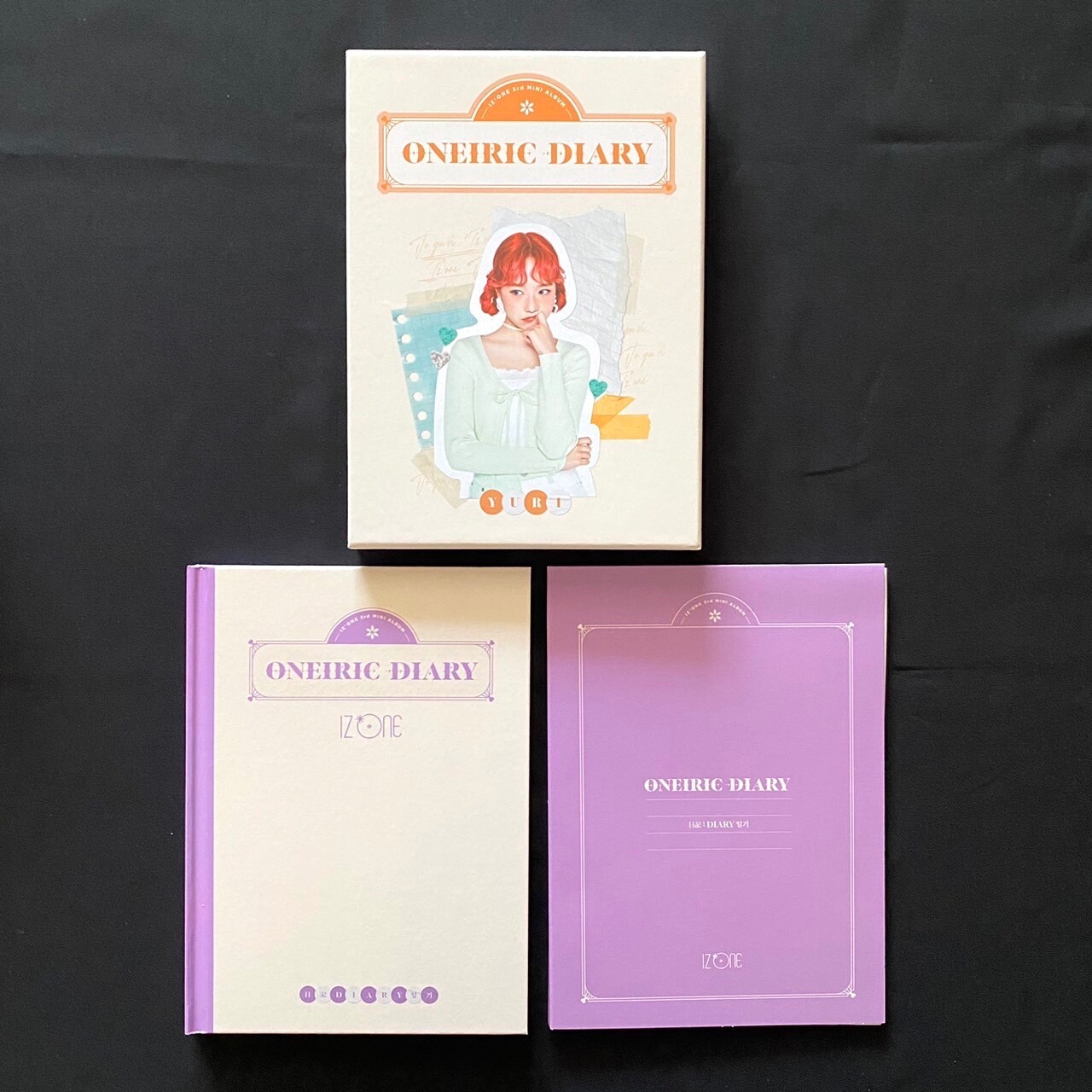 iz*one 3rd mini album oneiric diary 3ver. Yuri set No photo cards IZONE
