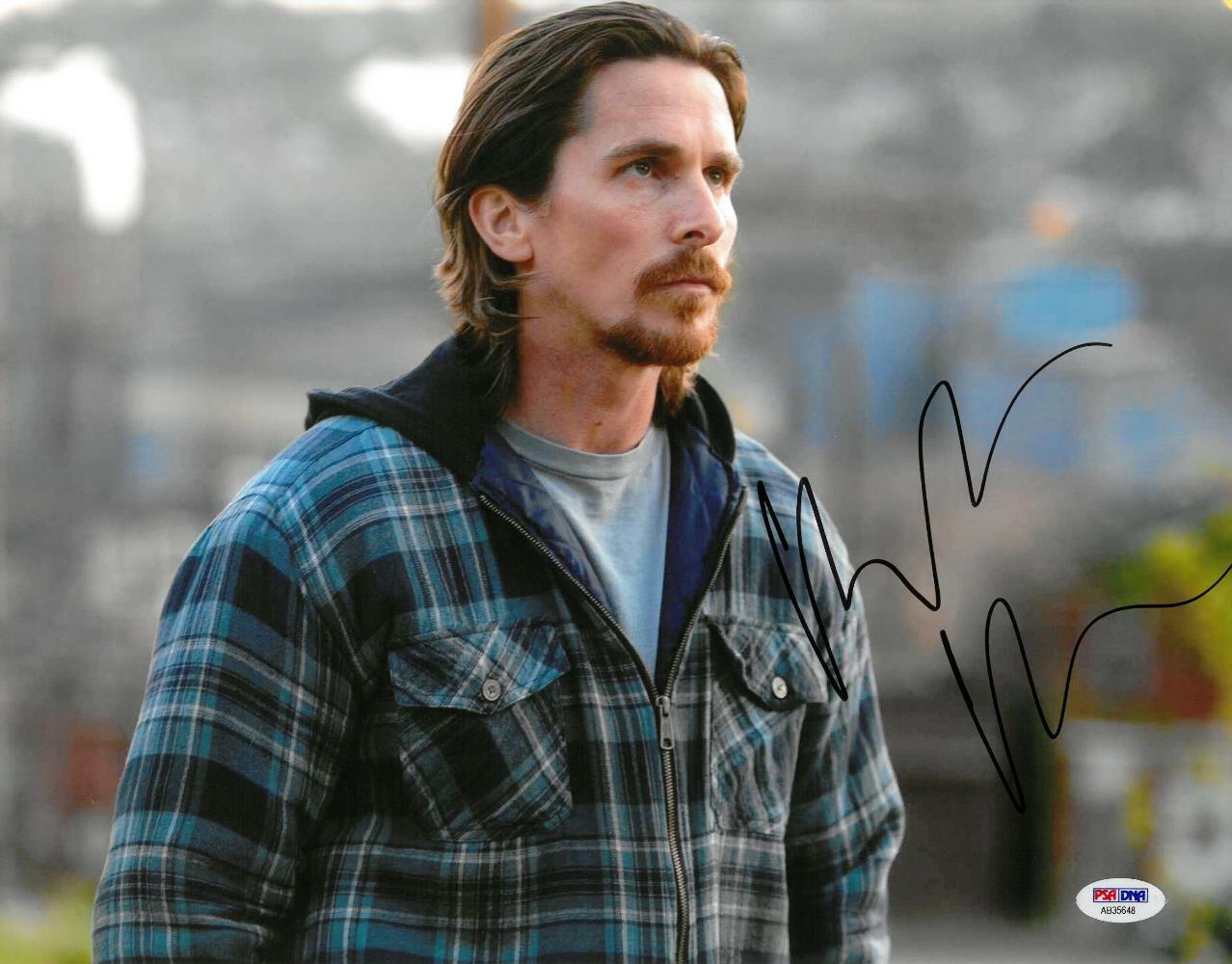 Christian Bale Signed Out of the Furnace Autographed 11×14 Photo PSA/DNA#AB35648