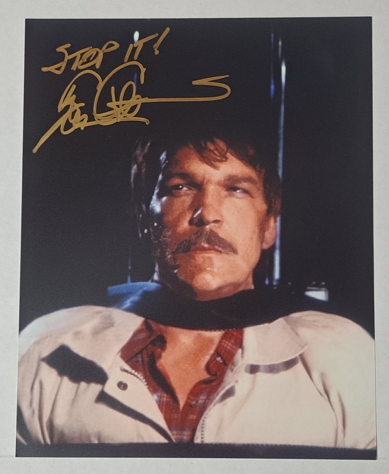 Tom Atkins Autograph 8×10 Photo Halloween 3: Season Of The Witch “Stop It” Quote