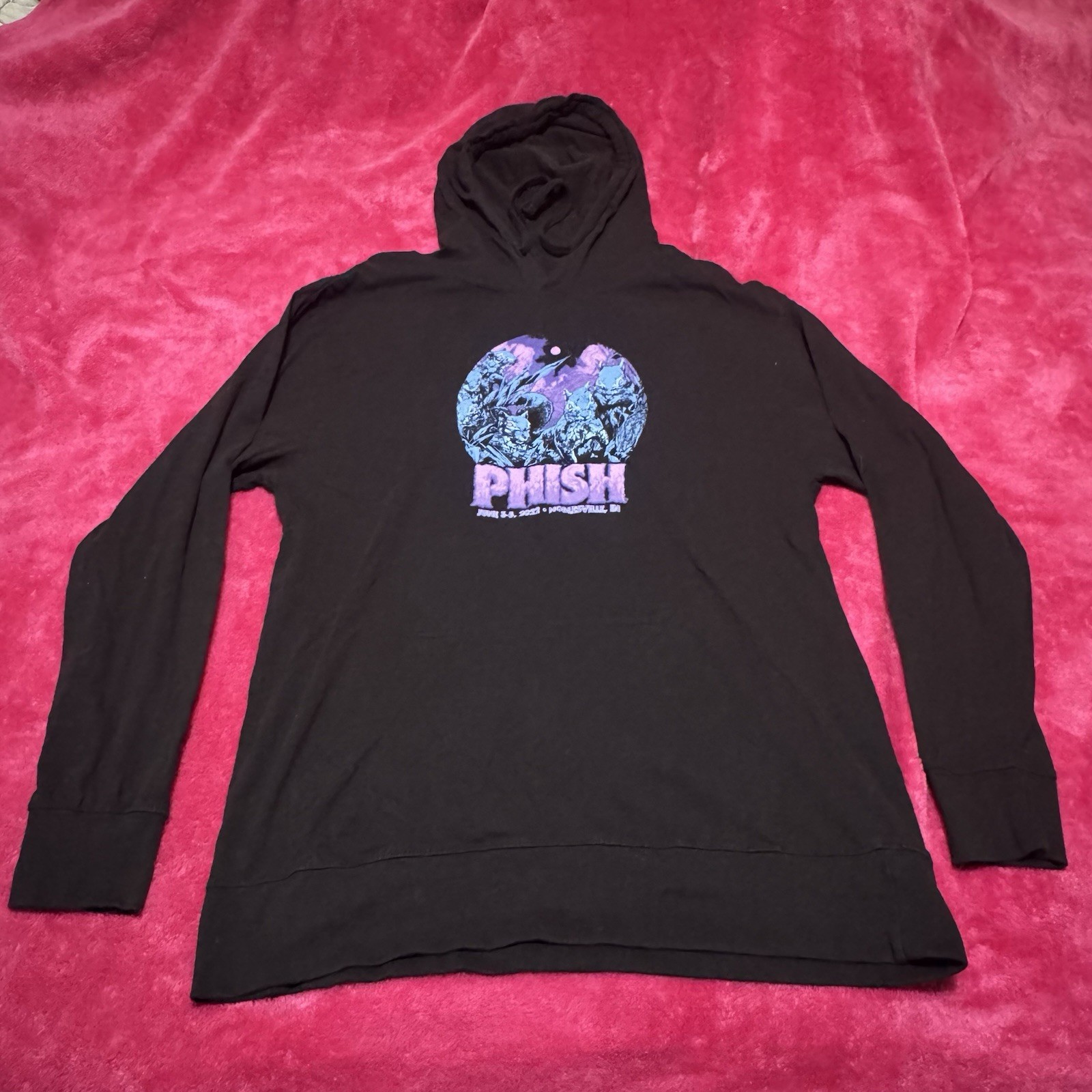 Phish 2022 Noblesville IN June Concert Hoodie Sweatshirt Ken Taylor