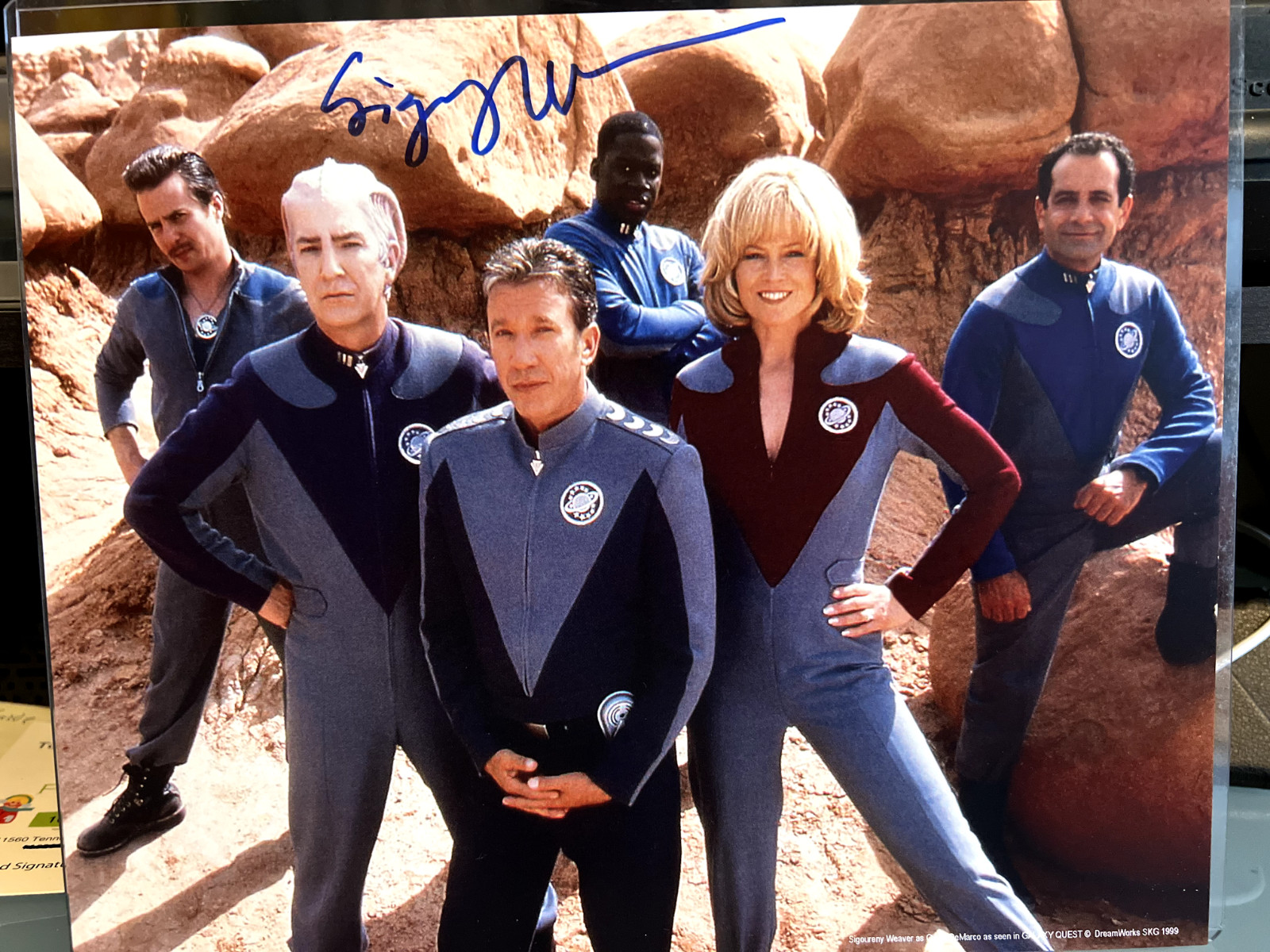 Galaxy Quest Sigourney Weaver signed Autograph 8×10 photo Gwen (Coolwaters COA)