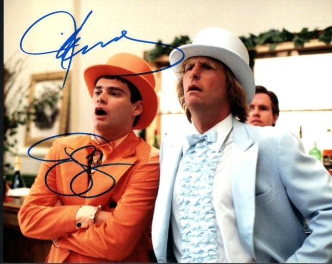 Dumb & Dumber Autographed Original 8×10 Photo LOA TTM