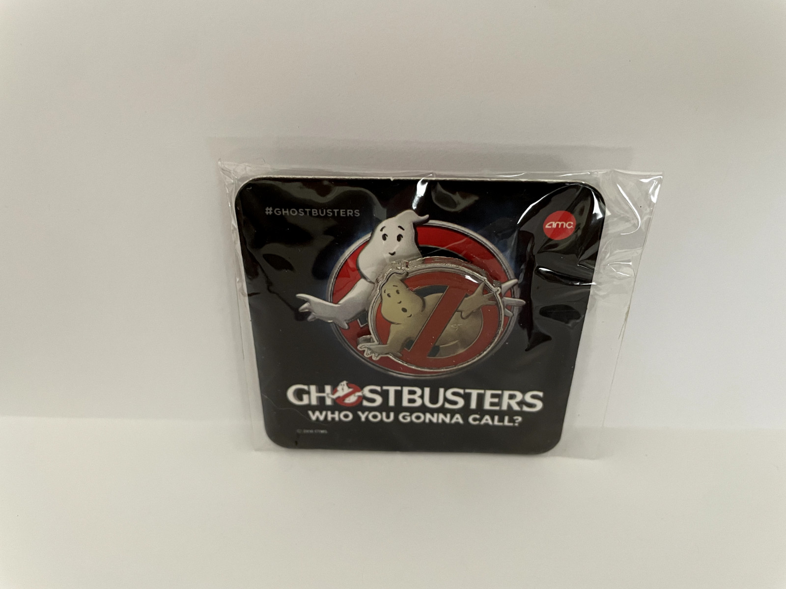 Ghostbusters metal enamel pin and Post 2016 AMC Theaters – Who You Gonna Call?