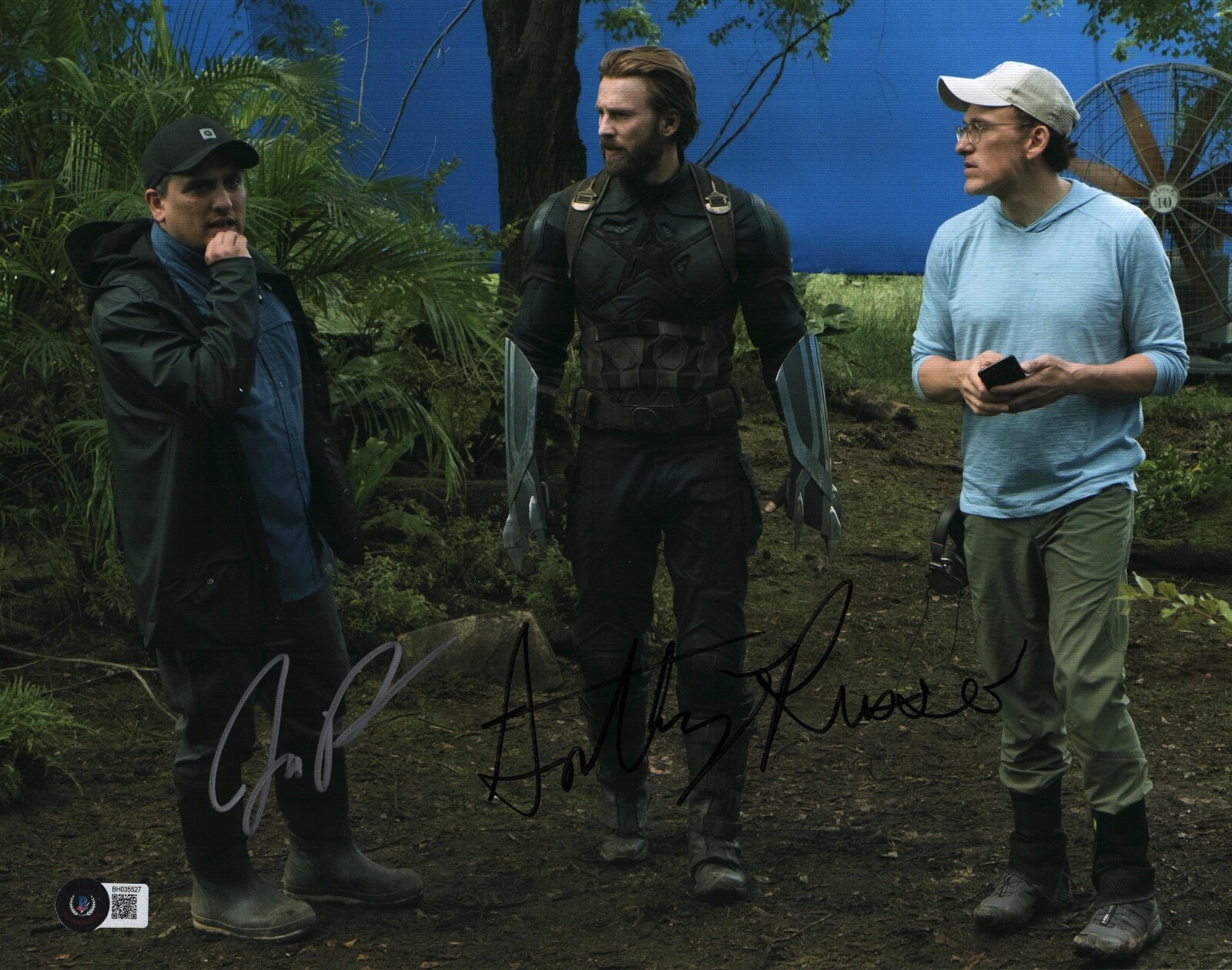 Joe & Anthony Russo Signed Autographed 11×14 Photo Avengers Endgame Beckett COA